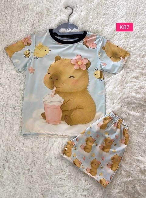 CAPYBARA BLUE (SIZE 5-8YRS & SIZE 9-12YRS)