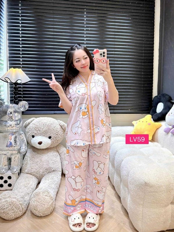 Xiao Bai V Neck Long Pant (Bust 120cm)
