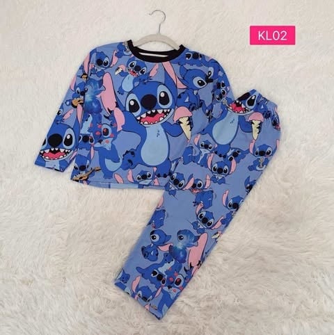 Stitch Ice Cream  Long Pant Kids Set