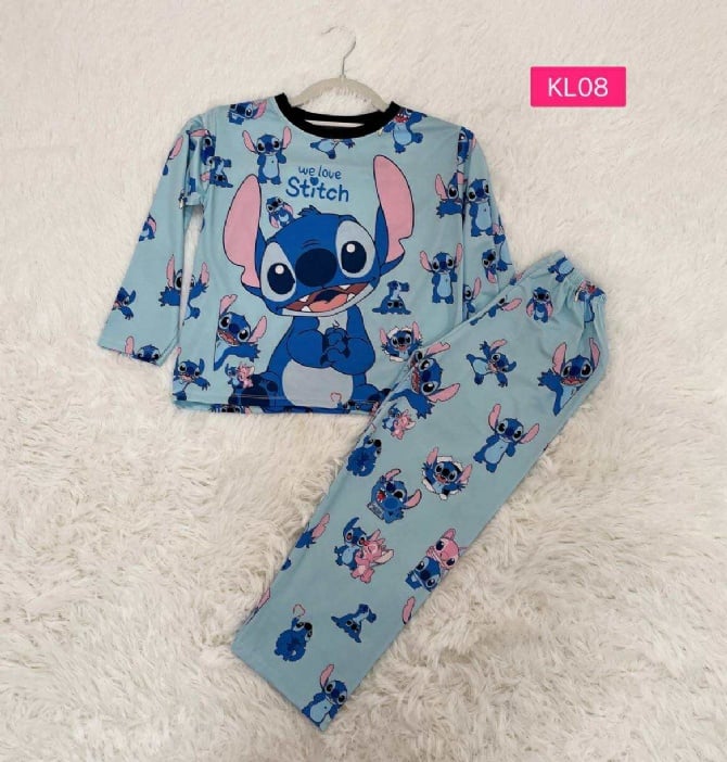 Stitch Love  Long Pant Kids Set