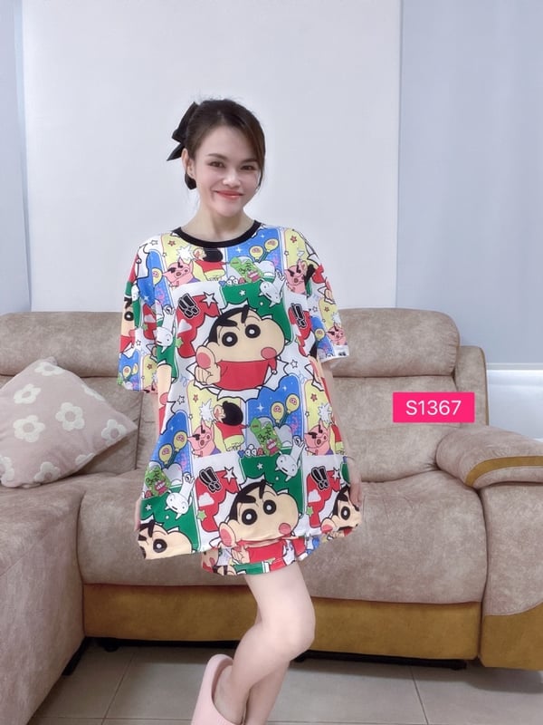 Shin Chan Colour Full (size bust 120cm & bust 130cm)