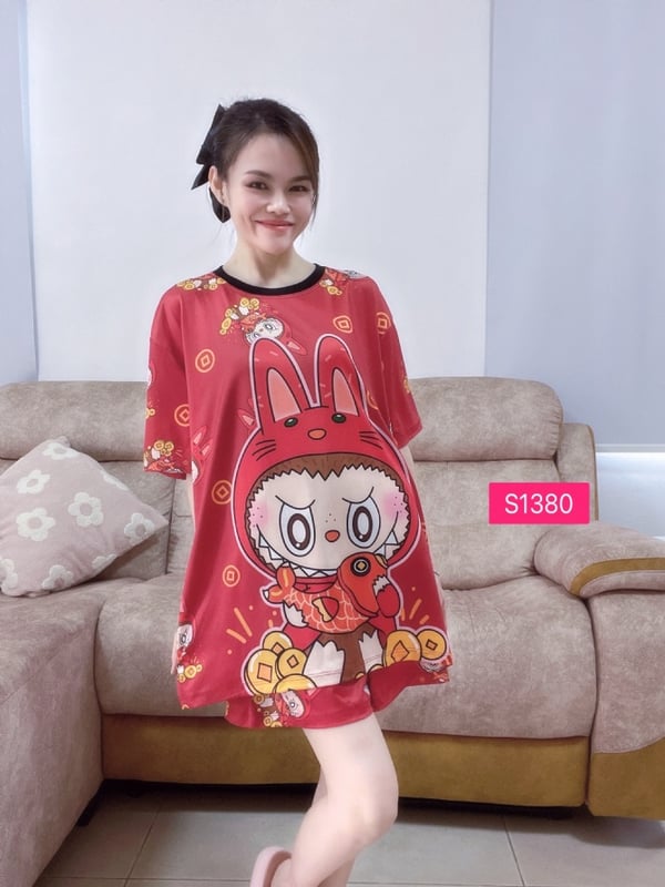 Labubu & fish new year (size bust 120cm )