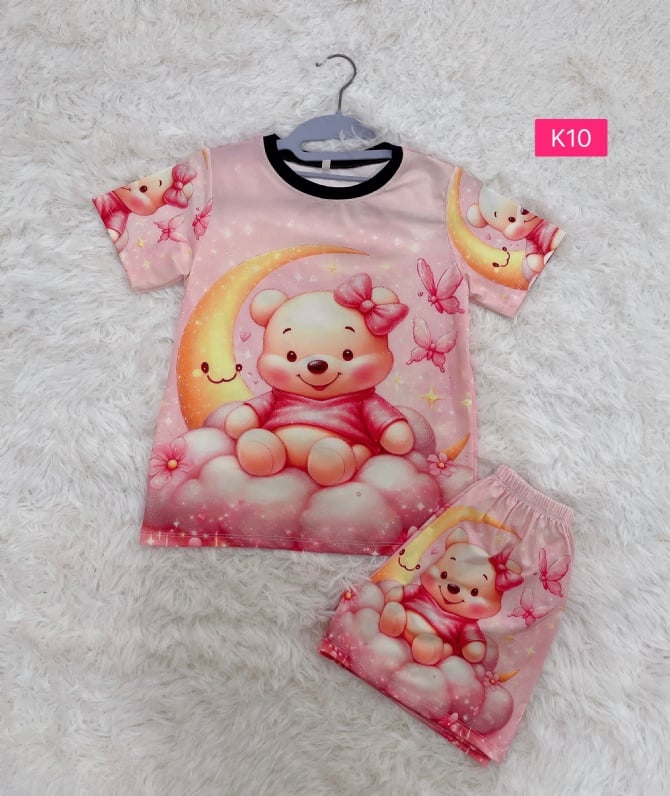 Pooh Pink (Size 5-8yrs & 9-12yrs old)