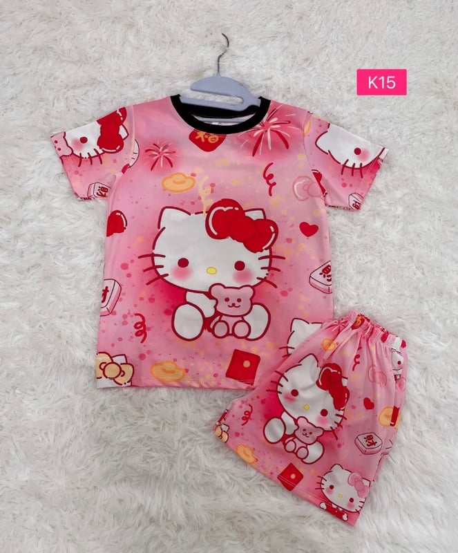 Kitty bear new year (Size 5-8yrs & 9-12yrs old)