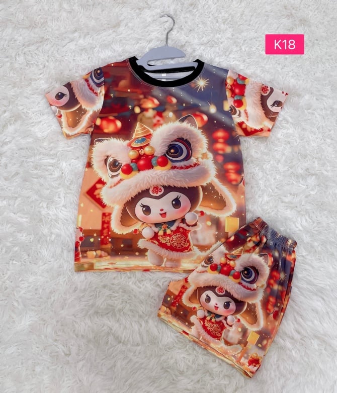 Kuromi new year (Size 5-8yrs & 9-12yrs old)