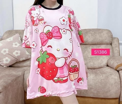 KITTY STRAWBERRY  (SIZE BUST 120CM & BUST 130CM)
