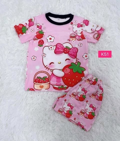 KITTY TRAWBERRY (SIZE 5-8YRS & 9-12YRS OLD)