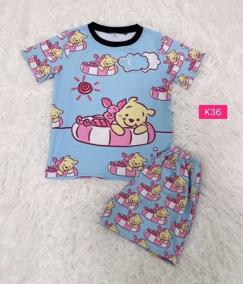 POOH BLUE (SIZE 5-8YRS & 9-12YRS OLD)