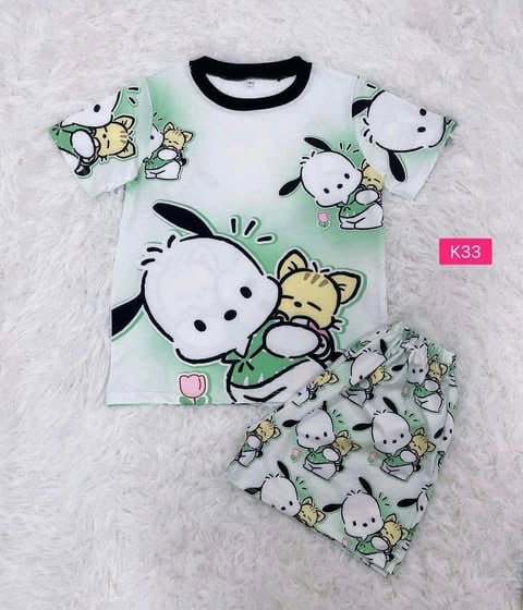 POCHACO GREEN (SIZE 5-8YRS & 9-12YRS OLD)