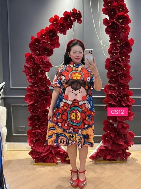 CHEONGSAME DRESS LUCKY GIRL