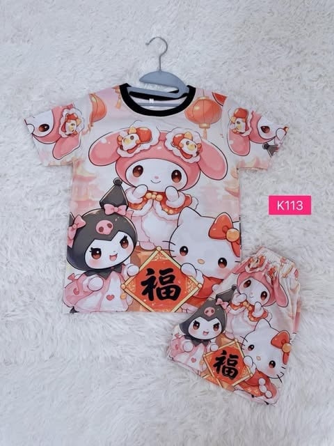 MELODY,KITTY,KUROMI NEW YEAR (SIZE 5-8YRS & 9-12YRS)