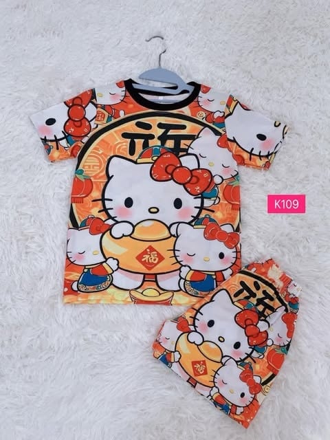 KITTY NEW YEAR (SIZE 5-8YRS & 9-12YRS)