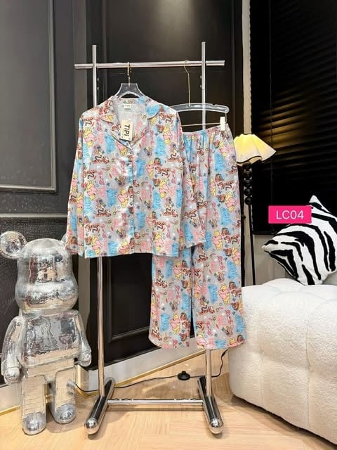 POOH SET LONG PANT LONG SLEEVER (BUST 130CM)