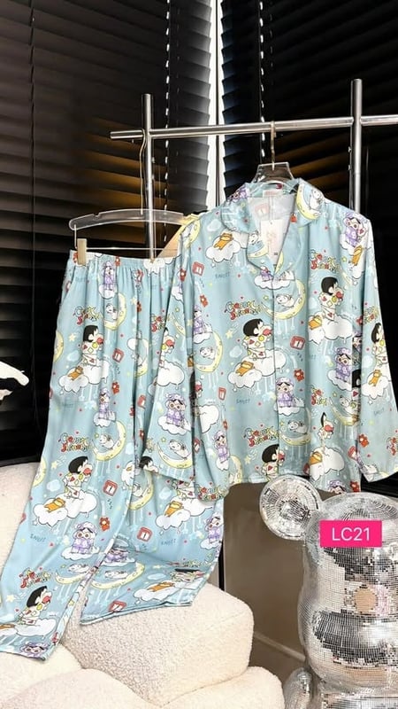 SHIN CHAN SET LONG PANT SHORT SLEEVER (BUST 130CM)