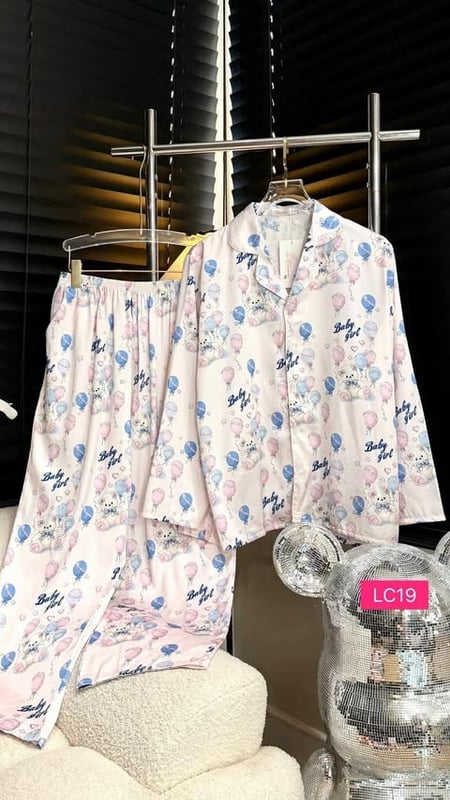 BEAR BALLON SET LONG PANT LONG SLEEVER (BUST 130CM)