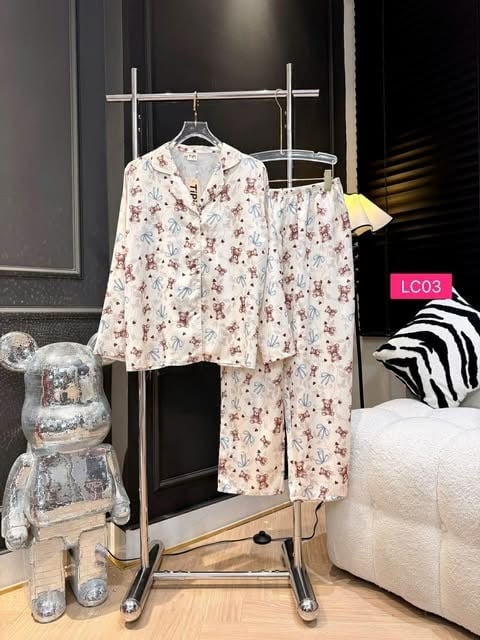 BEAR BOW TIE SET LONG PANT LONG SLEEVER (BUST 130CM)