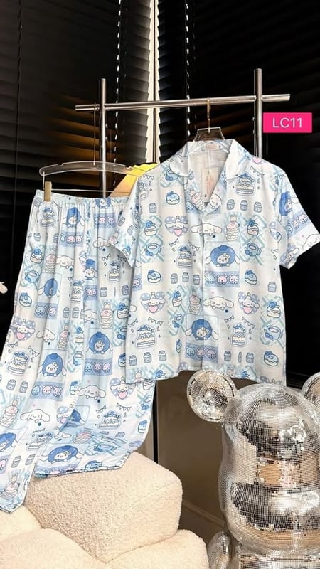 XIAO BAI SET LONG PANT SHORT SLEEVER (BUST 130CM)
