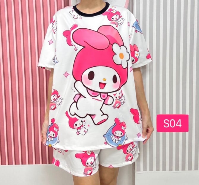 Melody white cute  (free size,bust 120cm)