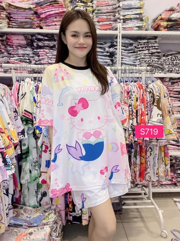 Kitty Mermaid With Baby Color Tone Is Lovely  (Bust 120cm)