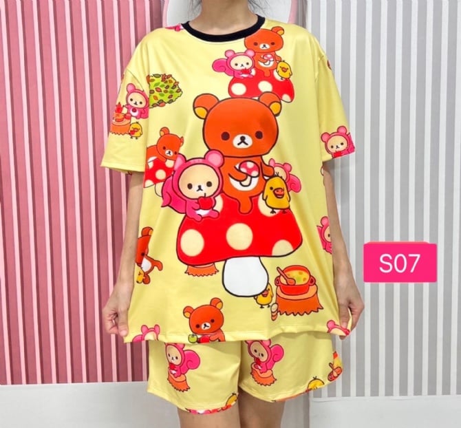 Rilakuma mushroom  (free size,bust 120cm)