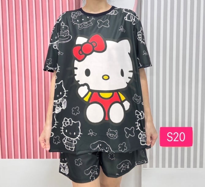 Kitty black  (free size,bust 120cm)