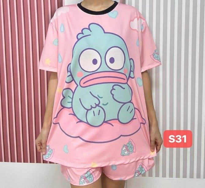HANYUDON SET SHORT PANT (FREE SIZE,BUST 120CM)