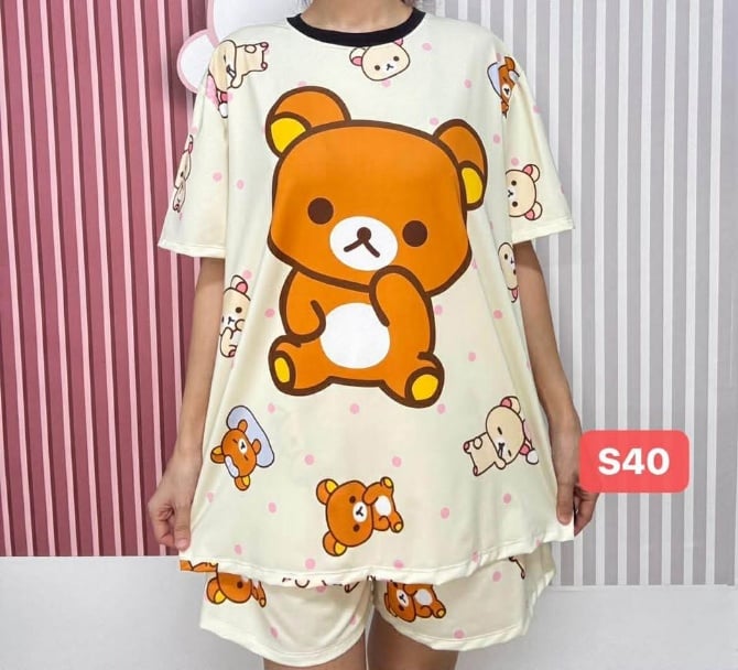 RILAKUMA NEW SET SHORT PANT (FREE SIZE,BUST 120CM)