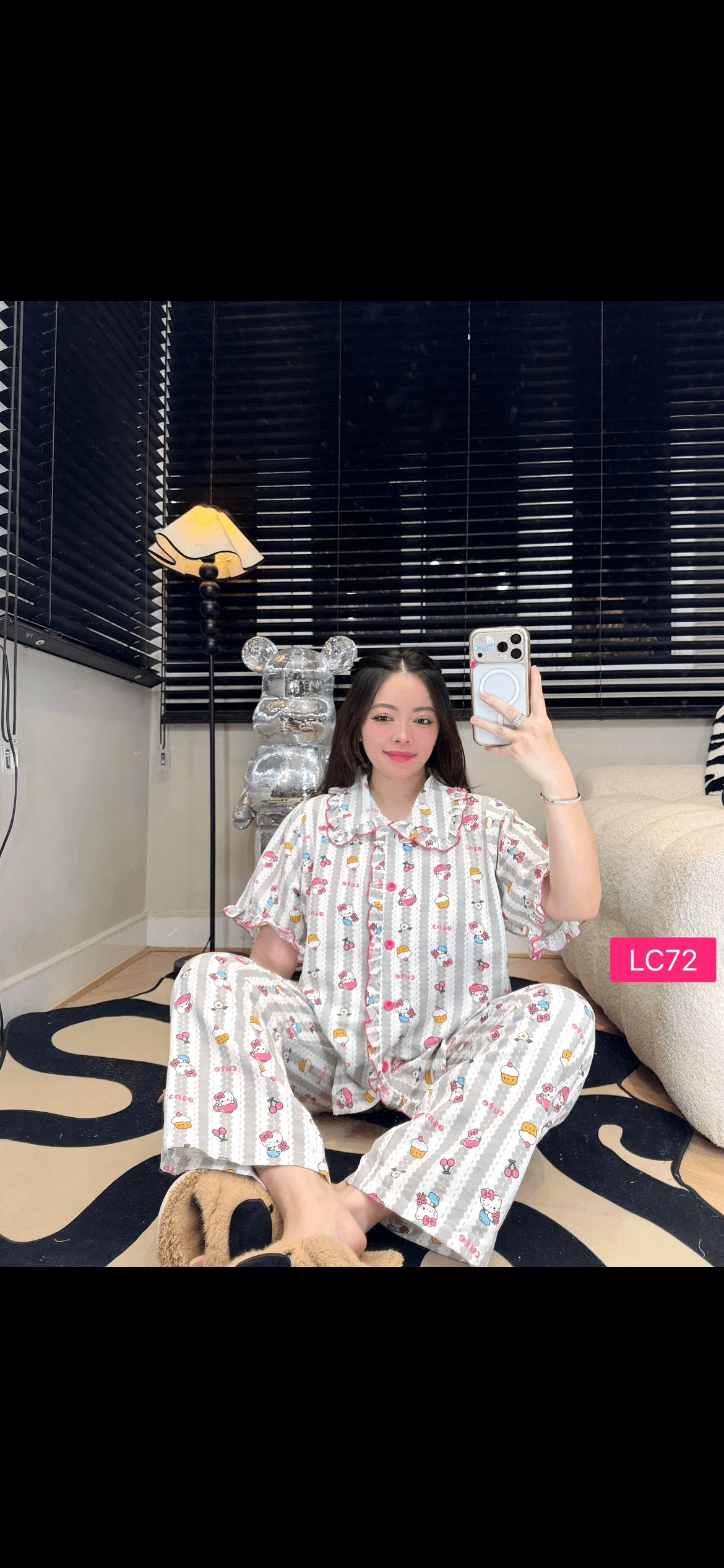 Lady Set Long Pan Sanrio (Free Size , Bust 120cm)