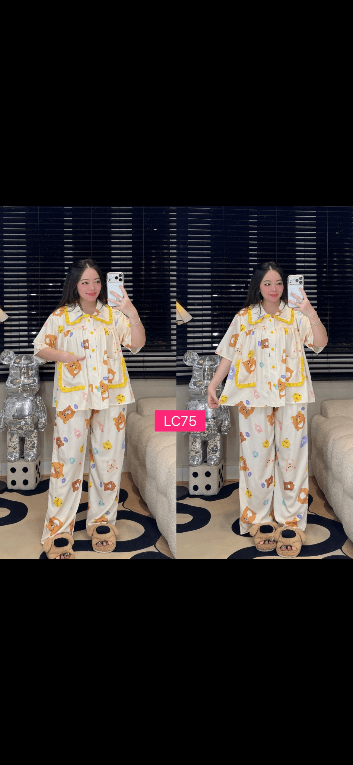 Lady Set Long Pan Rilakuma (Free Size , Bust 120cm)