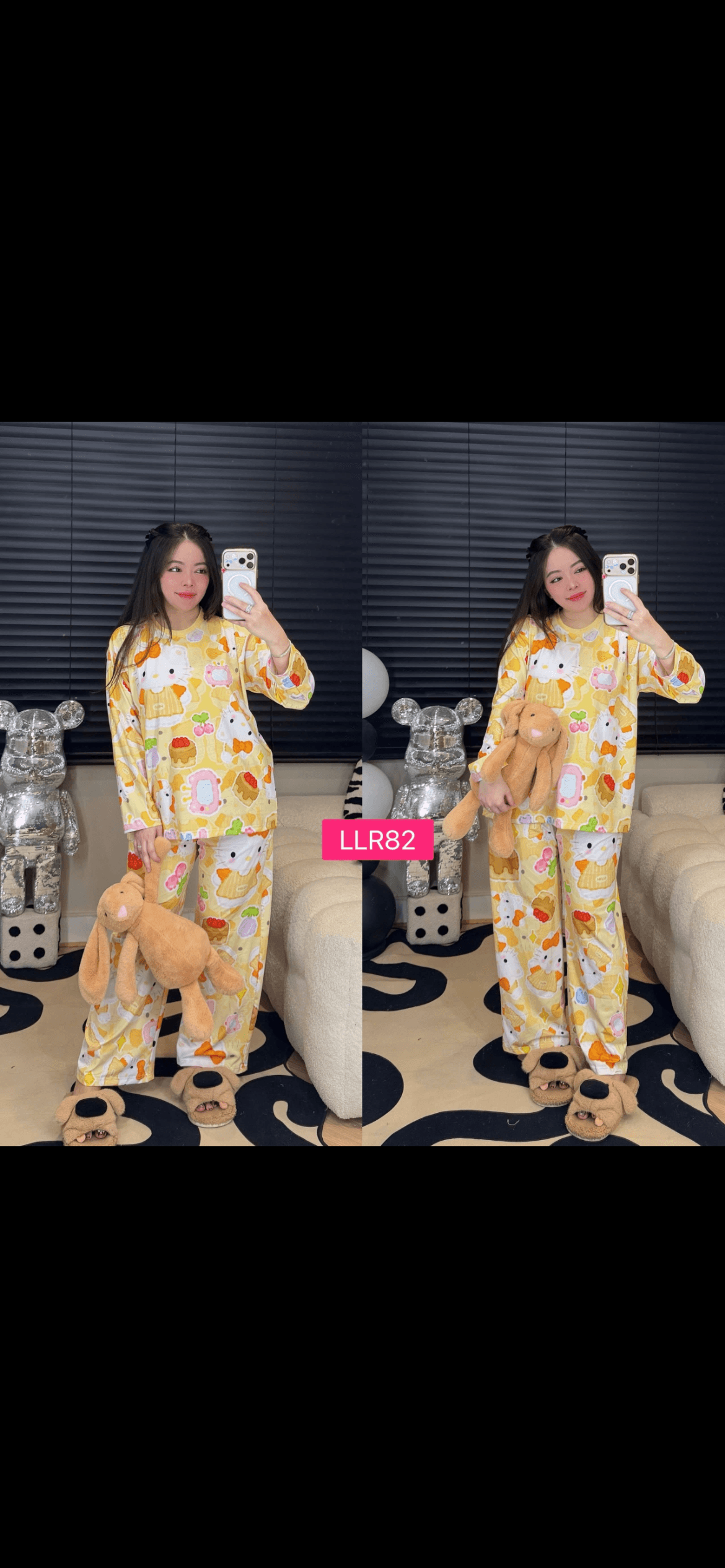 Kitty Set Long Pant Long Slever (Free Size Bust 120cm)