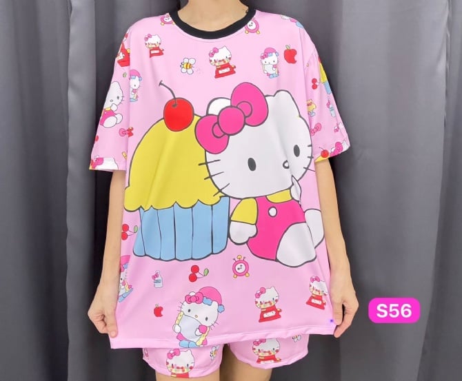 Kitty Cake Set Short Pant (Bust 120cm&130cm)