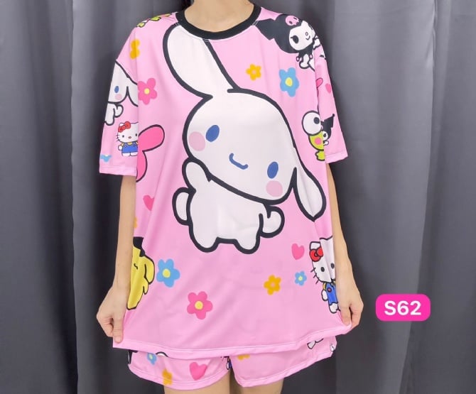 Cinnamorol Sanrio Set Short Pant (Bust 120cm&130cm)