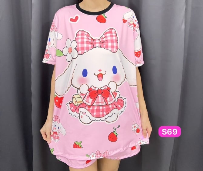 Cinnamorol Strawberry Set Short Pant (Bust 120cm & Bust 130cm)