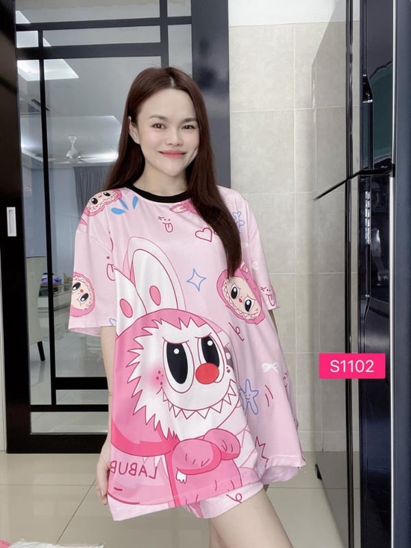 Labubu Angry In New Pink Tone (Bust 120cm)