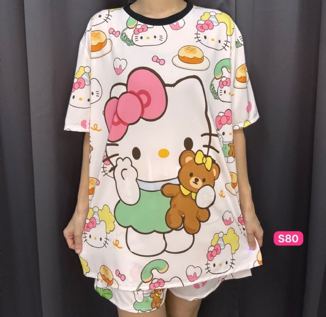 KITTY SET Short Pant (Bust 120cm & Bust 130cm)