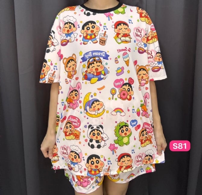 SHIN CHAN SET Short Pant (Bust 120cm & Bust 130cm)