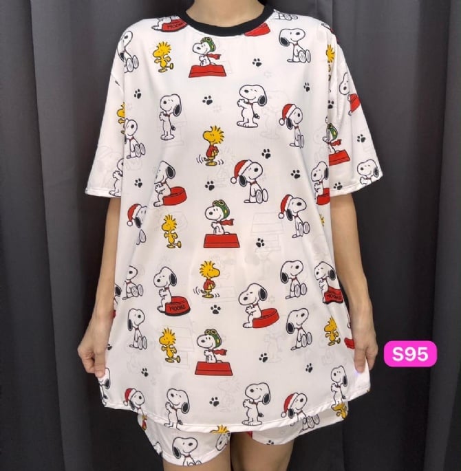SNOPPY SET Short Pant (Bust 120cm & Bust 130cm)