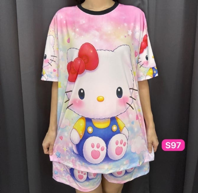 KITTY SET Short Pant (Bust 120cm & Bust 130cm)