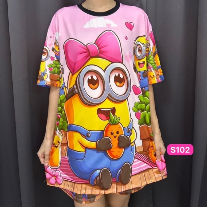 MINION SETShort Pant (Bust 120cm & Bust 130cm)