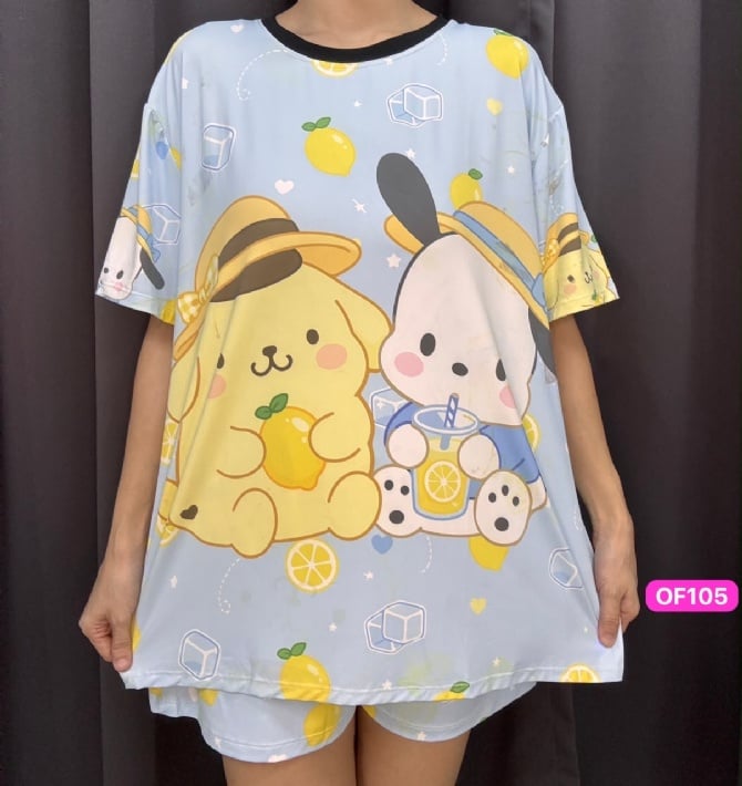 Pochaco& Puding free size (bust 120cm), print problem sale