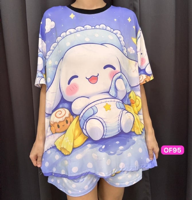 Cinnamorol blue free size (bust 120cm), print problem sale