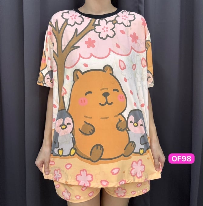 Capybara free size (bust 120cm), print problem sale