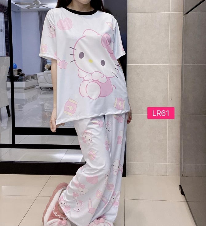 KITTY LIGHT BLUE (SIZE BUST 100CM AND BUST 110CM)