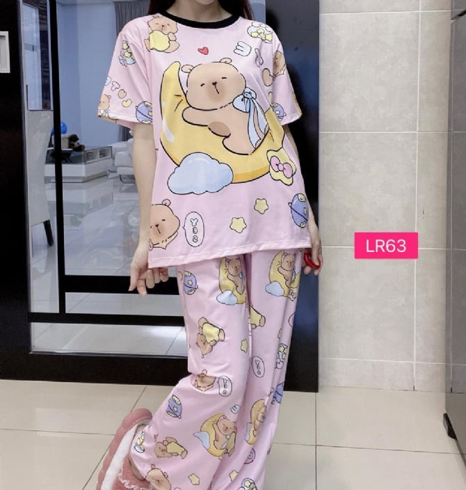 CAPYBARA PINK (SIZE BUST 110CM AND BUST 120CM)