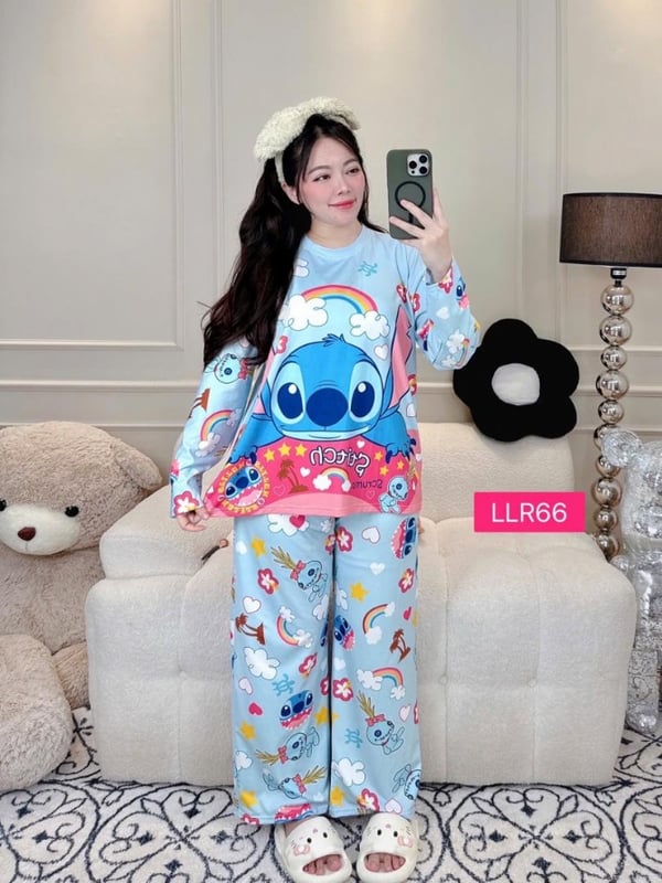 Stitch Ranbowl Set Long Pant (Bust 120cm)