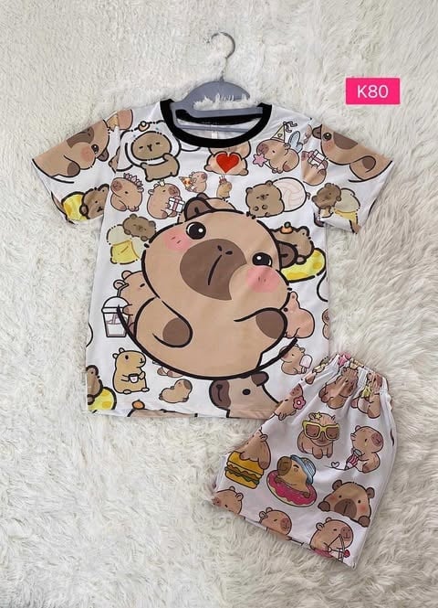 CAPYARA WHITE CUTE (SIZE 5-8YRS & SIZE 9-12YRS)